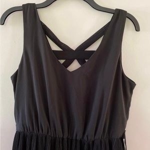 Black sleeveless high low Lily Rose dress size medium NWT